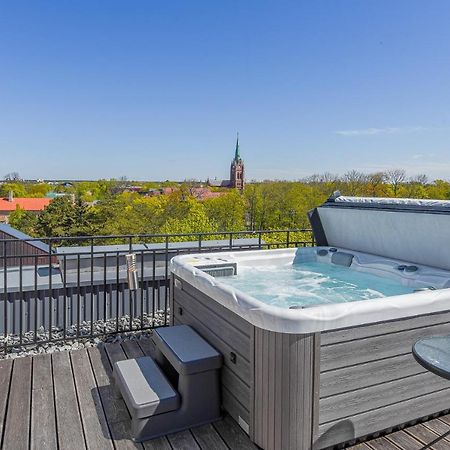 Sea View Penthouse Terrace Palanga Old Town Lägenhet Exteriör bild
