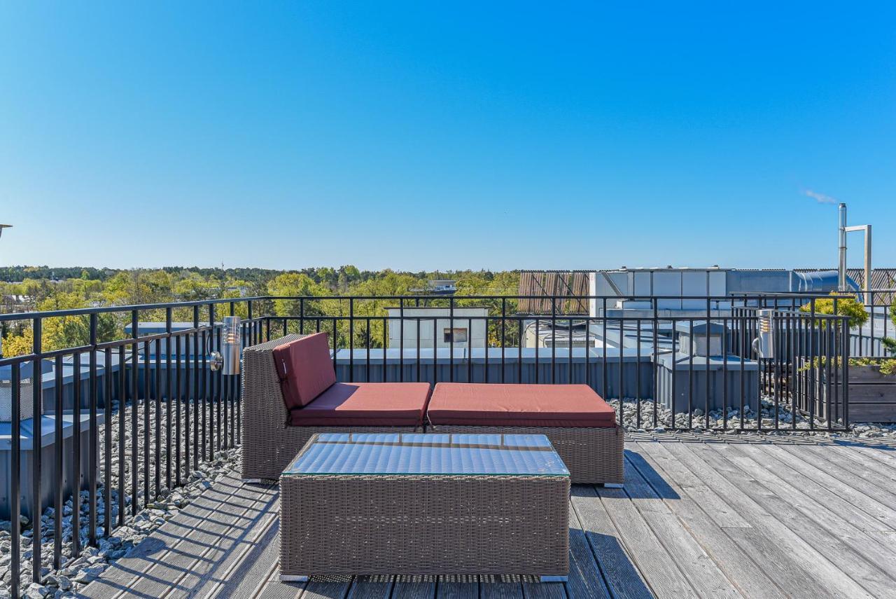 Sea View Penthouse Terrace Palanga Old Town Lägenhet Exteriör bild
