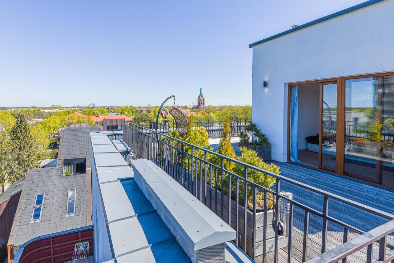 Sea View Penthouse Terrace Palanga Old Town Lägenhet Exteriör bild