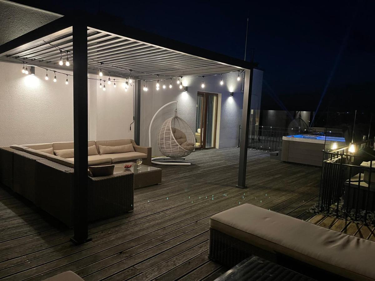 Sea View Penthouse Terrace Palanga Old Town Lägenhet Exteriör bild