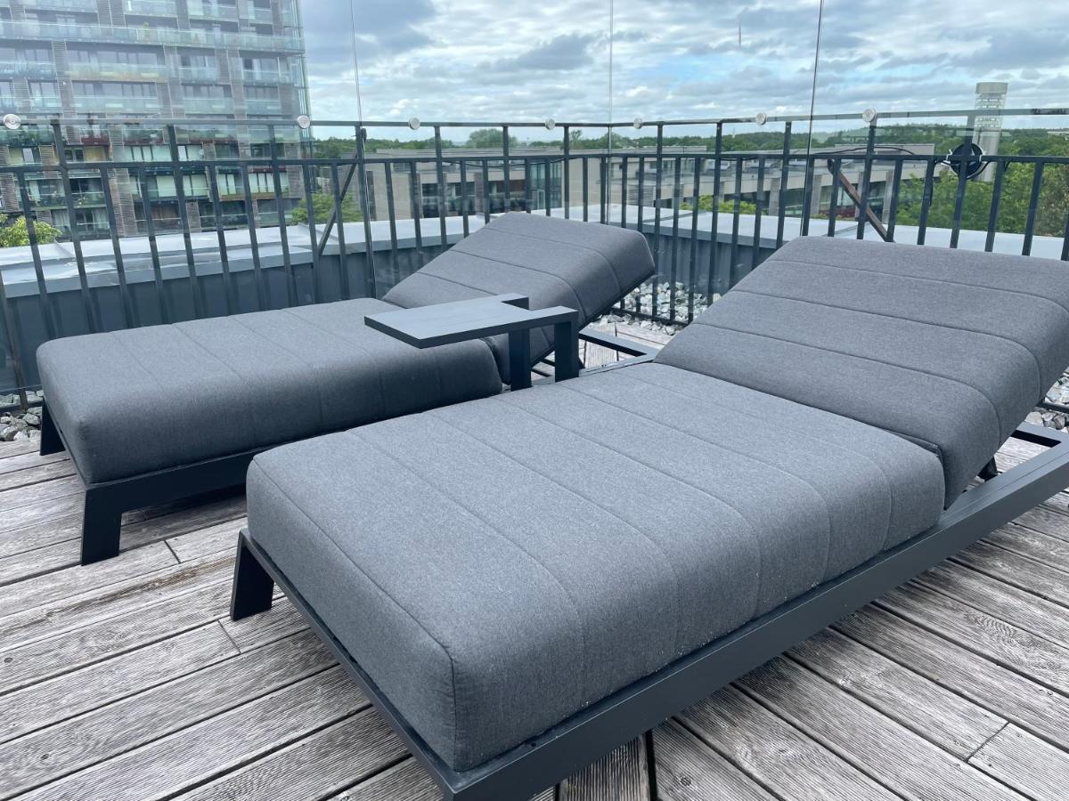 Sea View Penthouse Terrace Palanga Old Town Lägenhet Exteriör bild