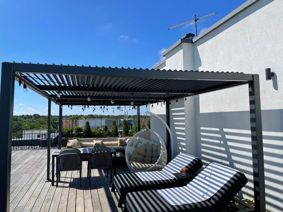Sea View Penthouse Terrace Palanga Old Town Lägenhet Exteriör bild