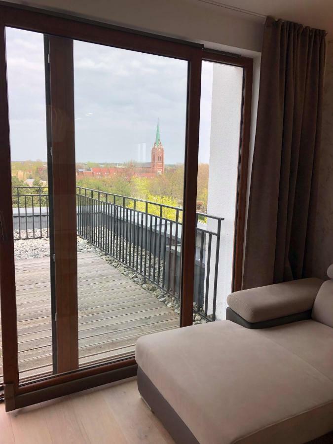 Sea View Penthouse Terrace Palanga Old Town Lägenhet Exteriör bild