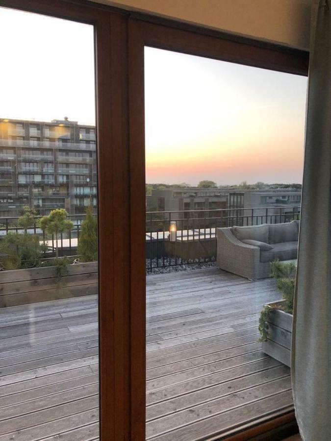 Sea View Penthouse Terrace Palanga Old Town Lägenhet Exteriör bild